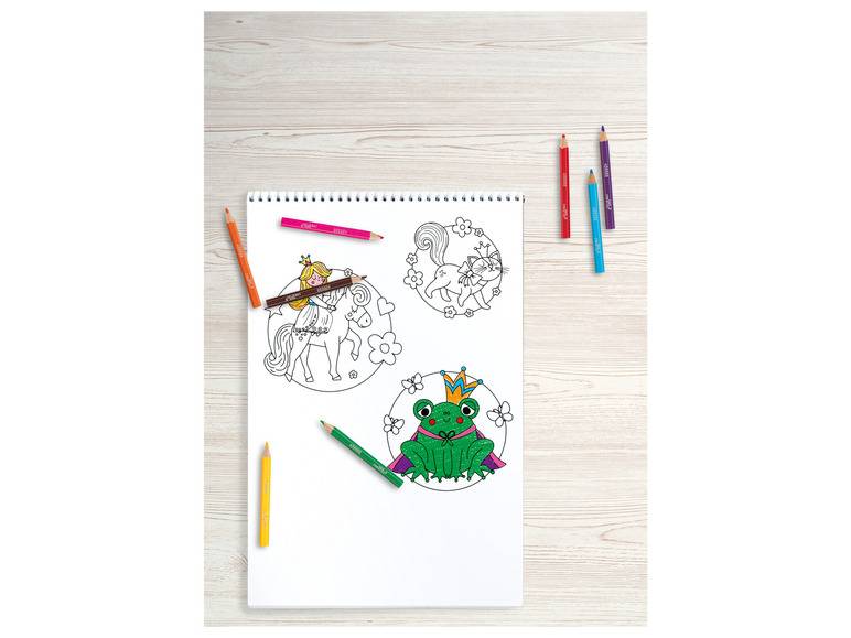 crelando® XXL-Poster \ Ausmalblock \ Sticker, inkl. 8 Mini-Buntstifte Nur für heute