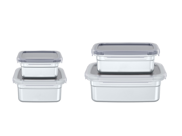 ERNESTO® Frischhaltedosen-Set, mit Klickverschluss Clearance-Verkauf