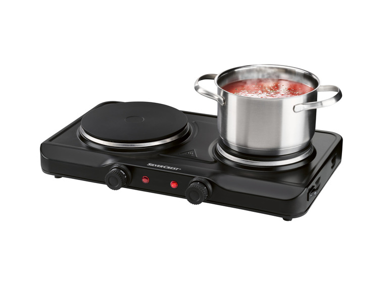 SILVERCREST® KITCHEN TOOLS Doppelkochplatte »SDK 2500 E1 / SDK 2300 E1 / SODK 2500 E1«, 2500 W zollfrei