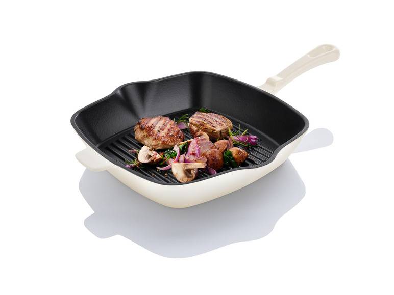 LIVARNO home Gusseisen-Grillpfanne, mit beidseitigem Ausgießer Hotsell
