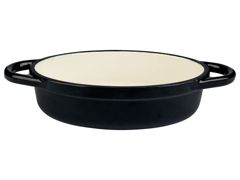 ERNESTO® Mini-Gusseisen-Auflaufformen, 14,5 x 10 cm, 2 Stück Großer Ausverkauf