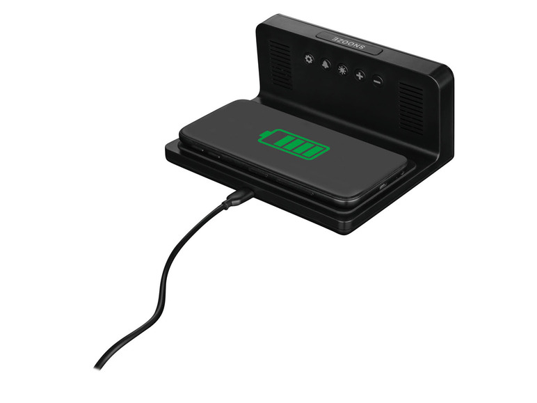 AURIOL® Digitaler Wecker, mit kabelloser Ladefunktion Letzte 3 Tage