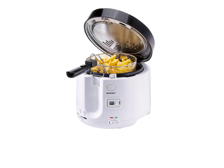 SILVERCREST® KITCHEN TOOLS Fritteuse »SFT 1900 A1«, mit Timer, weiß Letzter Tag