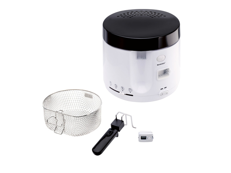 SILVERCREST® KITCHEN TOOLS Fritteuse »SFT 1900 A1«, mit Timer, weiß Letzter Tag