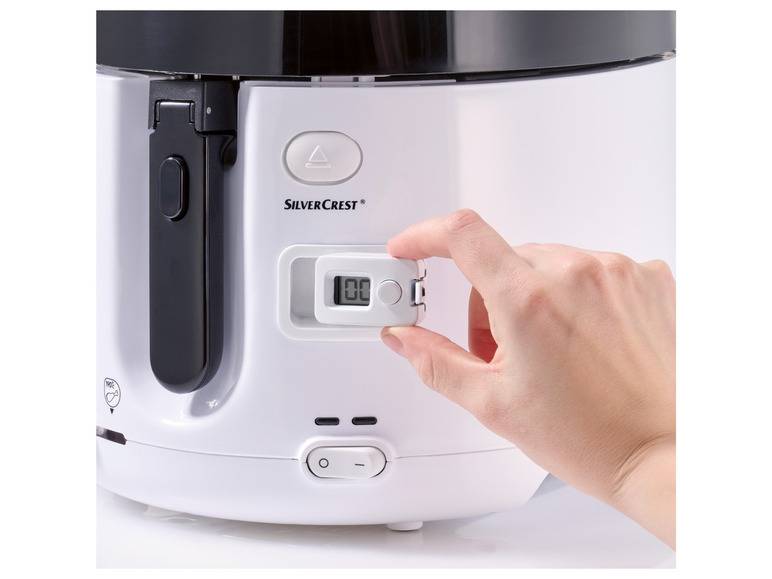 SILVERCREST® KITCHEN TOOLS Fritteuse »SFT 1900 A1«, mit Timer, weiß Letzter Tag
