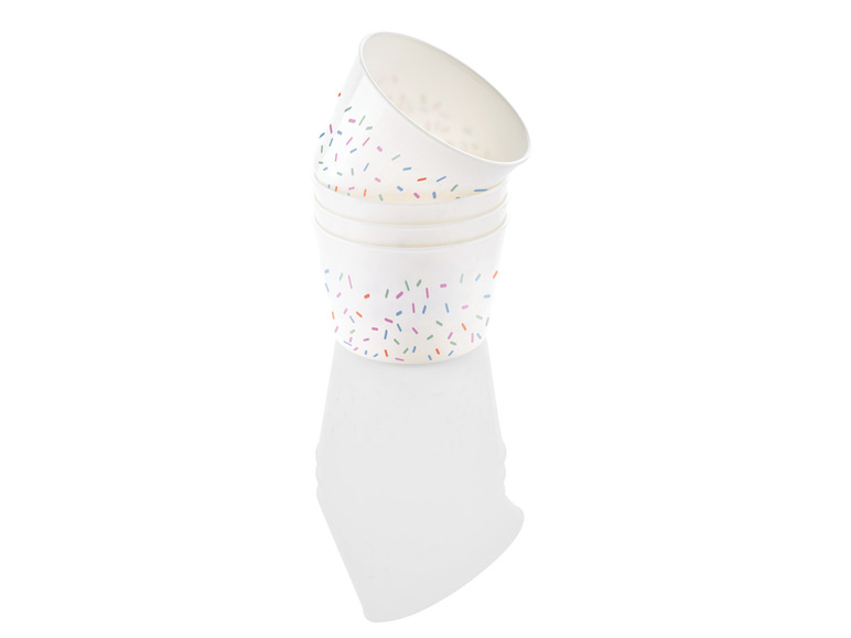 ERNESTO® Eisbecher-Set \ Sundae-Waffelbecher-Set \ Trinkbecher-Set, BPA-frei Fabrikladen