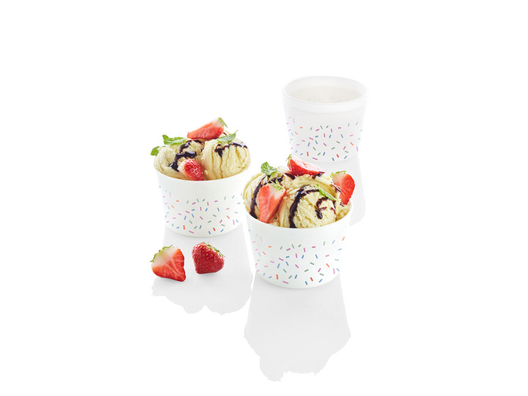 ERNESTO® Eisbecher-Set \ Sundae-Waffelbecher-Set \ Trinkbecher-Set, BPA-frei Fabrikladen