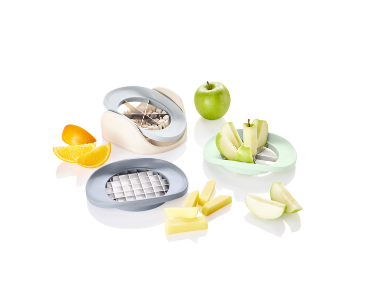 LIVARNO home Reiben-Set \ Obstschneider-Set, 4-teilig Saisonschlussverkauf