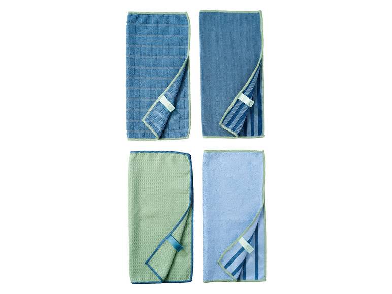 LIVARNO home Mikrofasertücher-Set, 4 Stück Black Friday