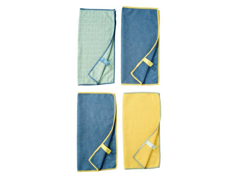 LIVARNO home Mikrofasertücher-Set, 4 Stück Black Friday