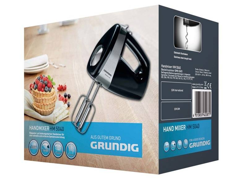 GRUNDIG Handmixer HM 5040 Kostenlose Rückgabe