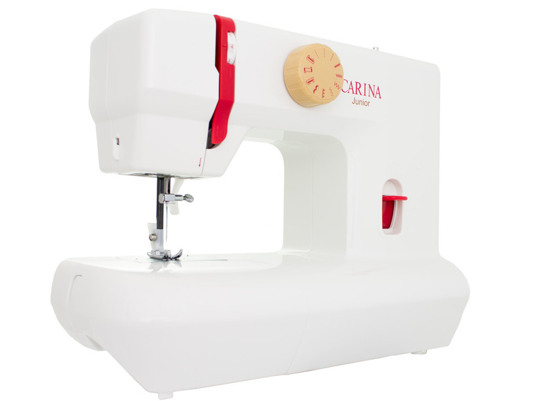 Carina Mechanische Nähmaschine »Junior«, Einsteigermodell, 6 Stichprogramme, mit Hülle Letzte 3 Tage