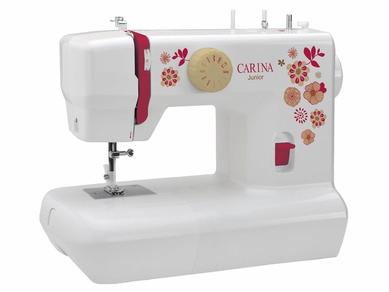 Carina Mechanische Nähmaschine »Junior«, Einsteigermodell, 6 Stichprogramme, mit Hülle Letzte 3 Tage