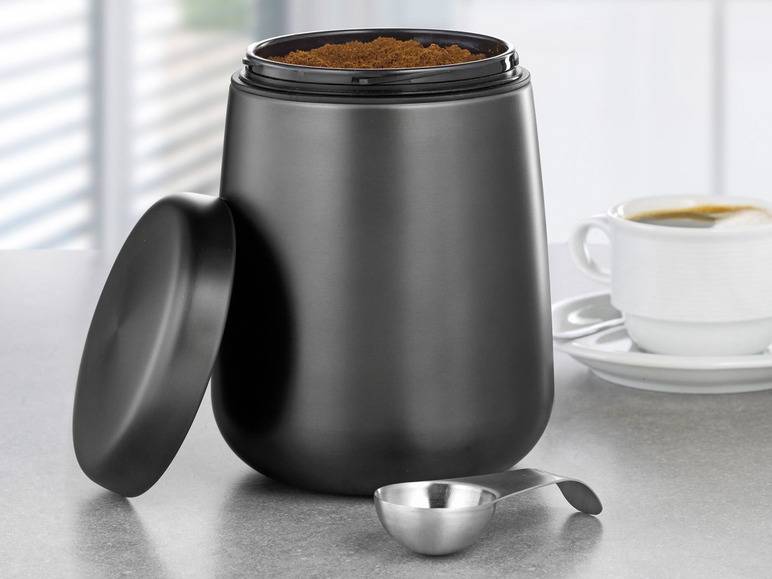 Esmeyer Kaffee-/ Vorratsdose Edelstahl inkl. Löffel im Deckel Clearance-Verkauf