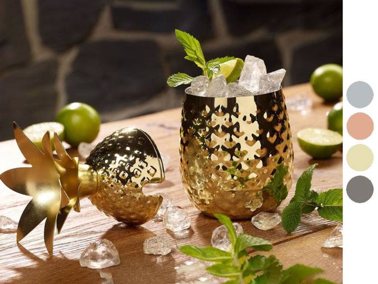 ECHTWERK Cocktailbecher Ananas 0,5l Fabrikladen
