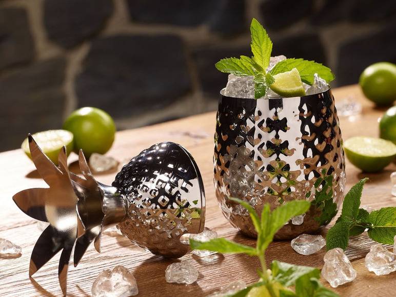 ECHTWERK Cocktailbecher Ananas 0,5l Fabrikladen
