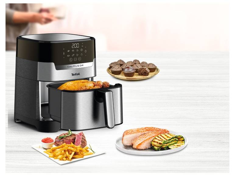 Tefal Heißluftfritteuse »Easy Fry & Grill XL Deluxe EY505D«, 1.550 W Schlussverkauf