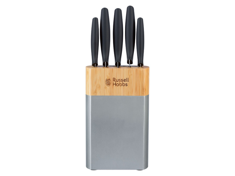 Russell Hobbs Messerblock, 5-teilig Kauf eins, bekomm eins gratis