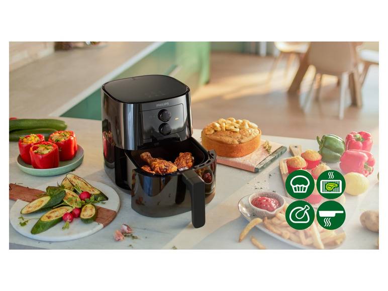 PHILIPS Essential Airfryer Compact »HD9200/90«, 1400 W Bis zu 55% Rabatt