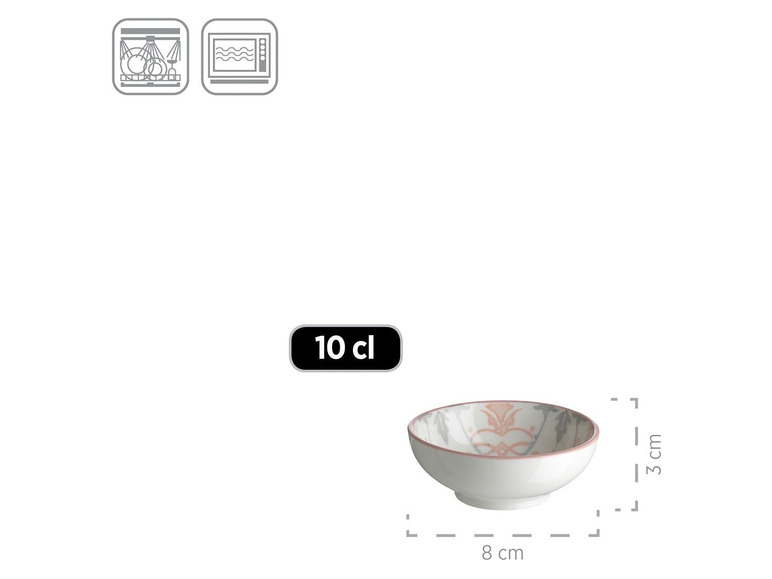 MÄSER "Nantes" Porzellan Snacking-Set 16-teilig Kostenloser Versand international