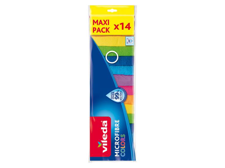 Vileda Microfaser Allzwecktuch Colors 14er Osterangebot