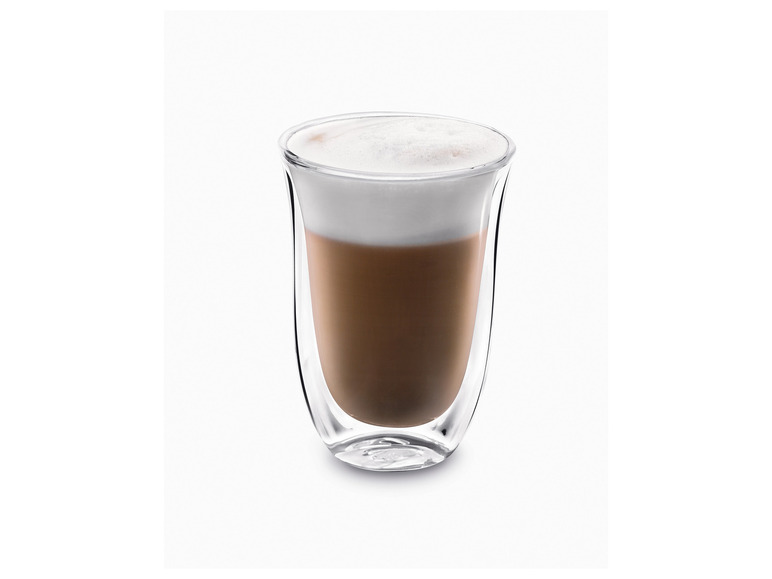 Delonghi Latte Macchiato Gläser, 220 ml, 2er Set Kostenlose Rückgabe