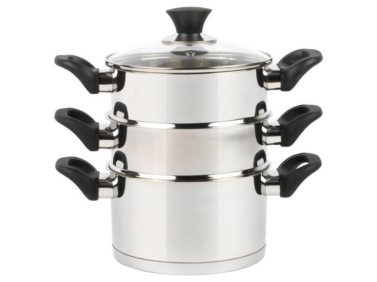 Salter® Dampfgartopf-Set, 4-tlg. Ø 18 cm Discount Store für neue Produkte