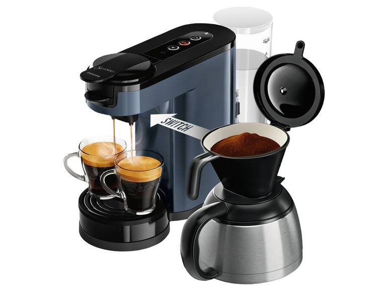 PHILIPS Senseo Switch Pad- und Filterkaffeemaschine »Switch HD7891/74«, 2-in-1-Brühtechnologie Rabatt