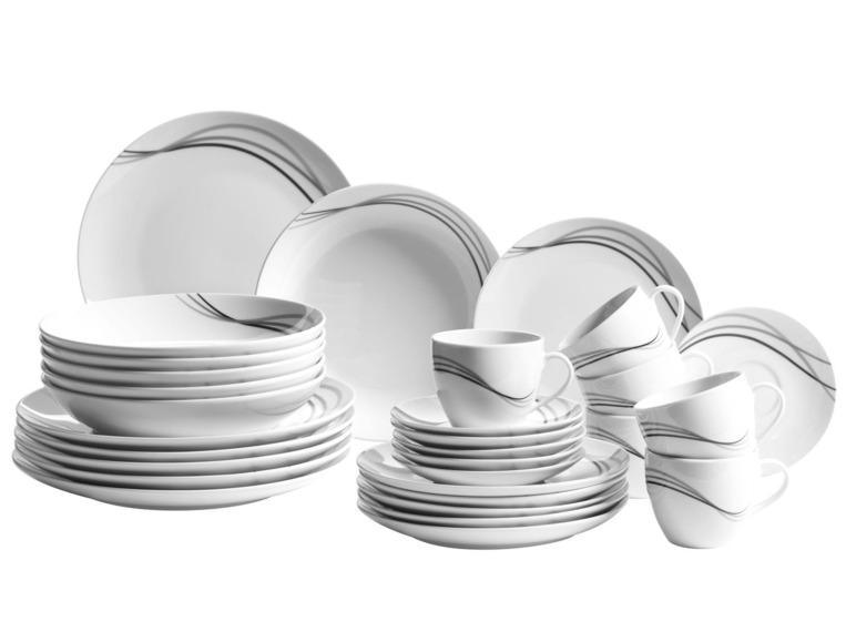 MÄSER Serie Tajo, Kombiservice 30-teilig, Geschirr-Set für 6 Personen Letzte 3 Tage