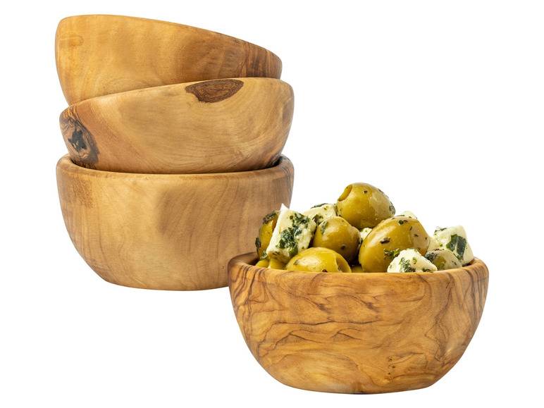 Soltako 2er und 4er Set Antipasti-/Dippschälchen Olivenholz Letzte 2 Tage