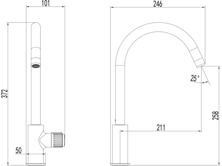 Duschwell Spültischarmatur Basic, mit Neoperl Luftsprudler Zeitbegrenzte Promotion