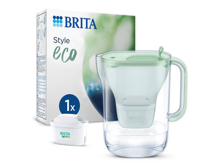 BRITA Wasserfilter-Kanne Style ECO inkl. 1x MAXTRA PRO ALL-IN-1Filterkartusche Discount Store für neue Produkte