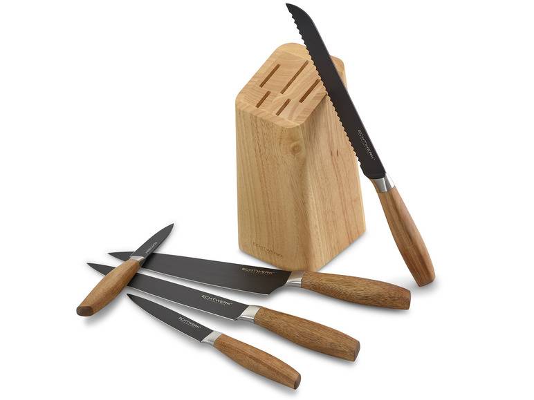ECHTWERK Messerblock Set Classic - Black Edition, 6tlg Fabrikverkauf