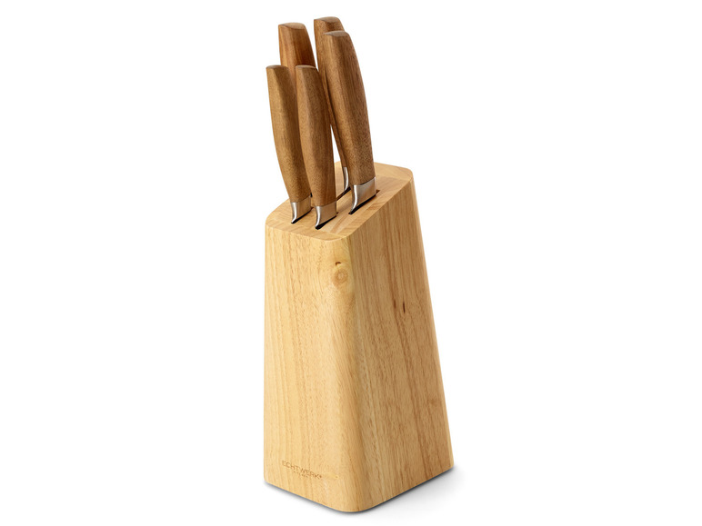 ECHTWERK Messerblock Set Classic - Black Edition, 6tlg Fabrikverkauf