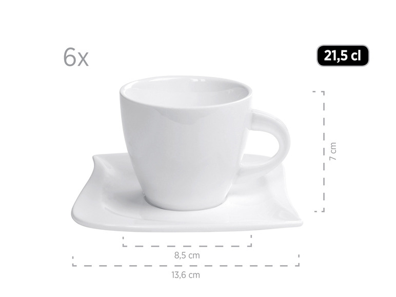 MÄSER Kaffeeservice »La Musica«, 18-teilig, aus Porzellan Black Friday