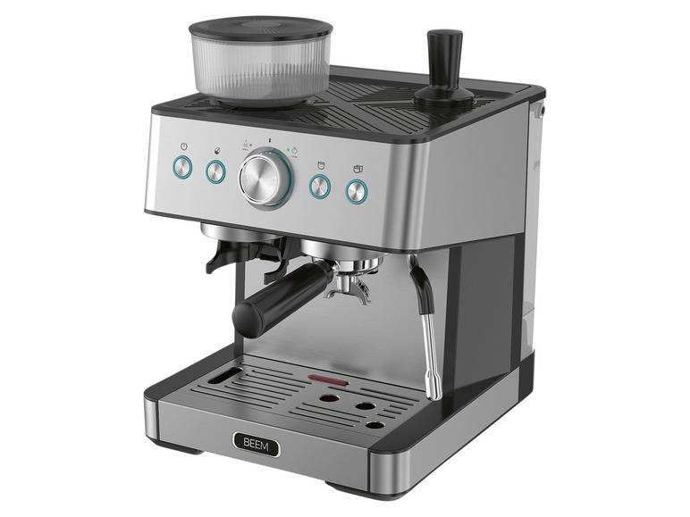 BEEM Siebträgermaschine mit Mahlwerk, Thermoblock, Heizsystem Top Angebot