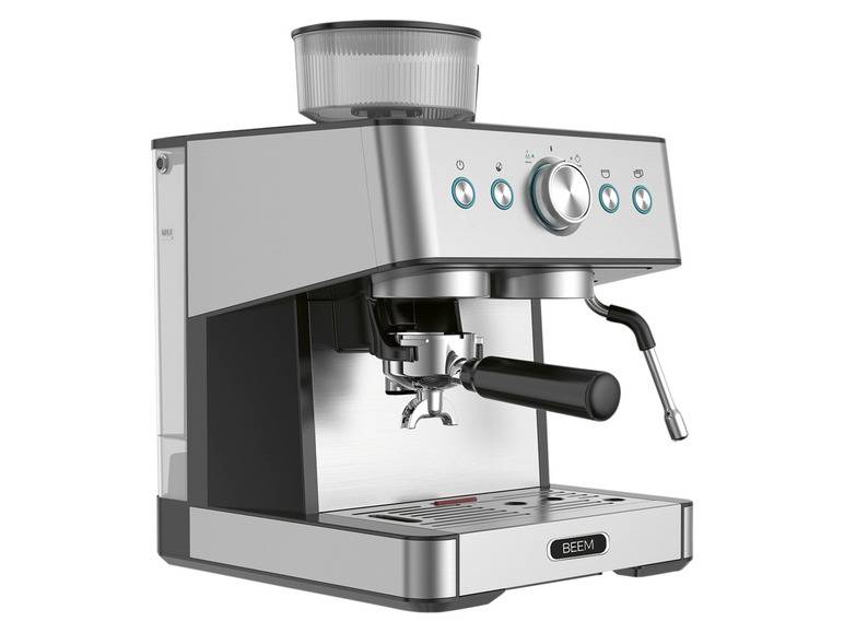 BEEM Siebträgermaschine mit Mahlwerk, Thermoblock, Heizsystem Top Angebot