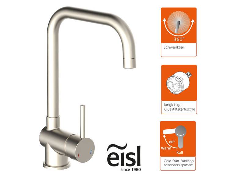 Eisl Küchenarmatur »Futura«, mit Cold-Start Funktion Blitzangebot