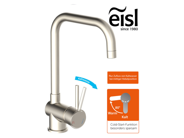 Eisl Küchenarmatur »Futura«, mit Cold-Start Funktion Blitzangebot