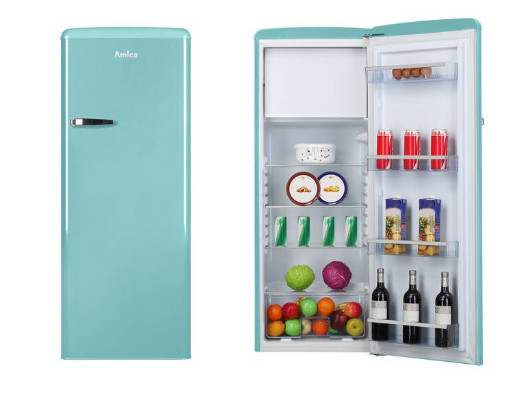 Amica Retro Kühl-Gefrierkombination »KSR 34 64 150TRB« Zeitbegrenzte Promotion