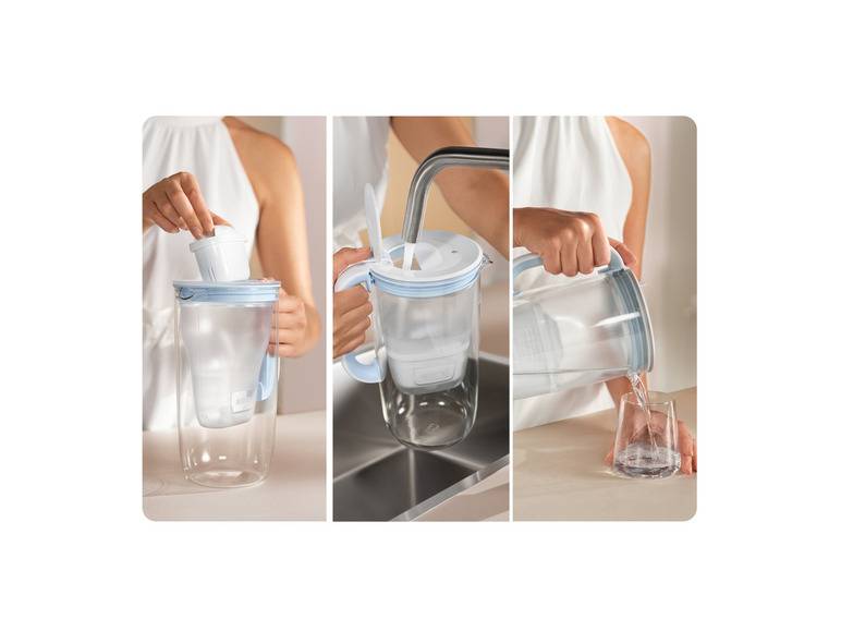 BRITA Glas hellblau inkl. 1x MAXTRA PRO ALL-IN-1 Filterkartusche Kostenloser Versand international