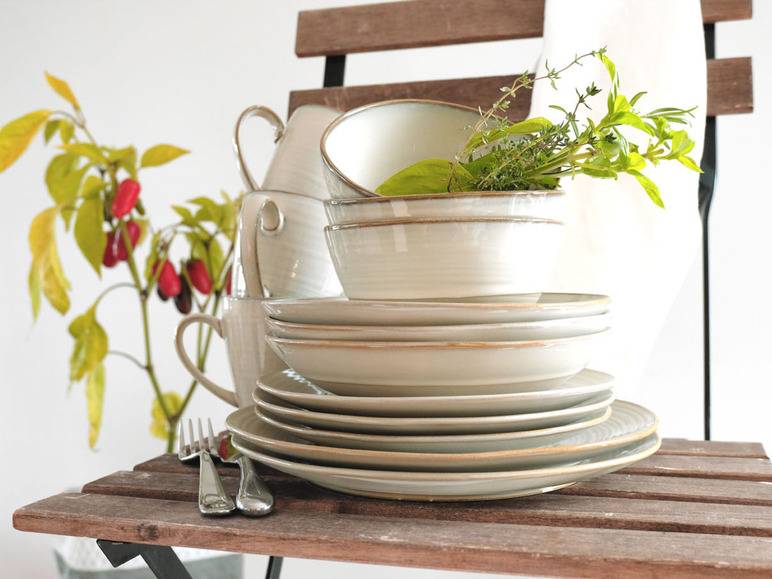 MÄSER Frühstücks-Set-Serie »Nottingham«, 12-teilig, Beige Schlussverkauf
