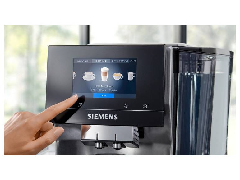 Siemens Kaffeevollautomat 'Slow Brew' »TQ717D03« Fabrikverkauf