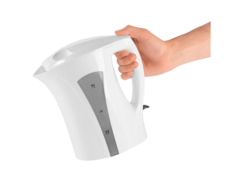 GOURMETmaxx Wasserkocher 1,7 l 2200W weiß/grau Osterangebot