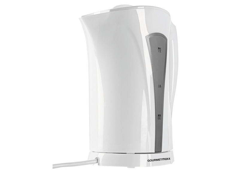 GOURMETmaxx Wasserkocher 1,7 l 2200W weiß/grau Osterangebot
