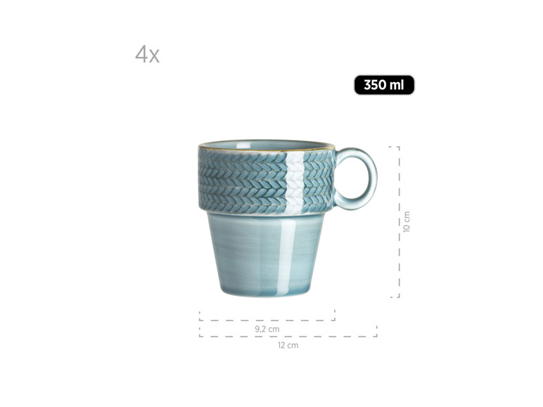 MÄSER Kaffeetassen-Set »Prospero«, 4 Stück, handbemalt Jubiläumsangebot