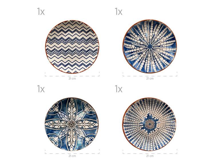 MÄSER Teller-Set »Iberico Blue«, 12-teilig, 4 Designs Neuheiten