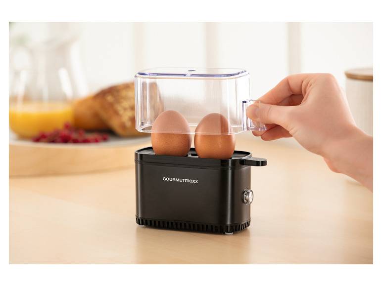 GOURMETmaxx Eierkocher Kompakt 2.0 250 W schwarz matt Letzte 3 Tage