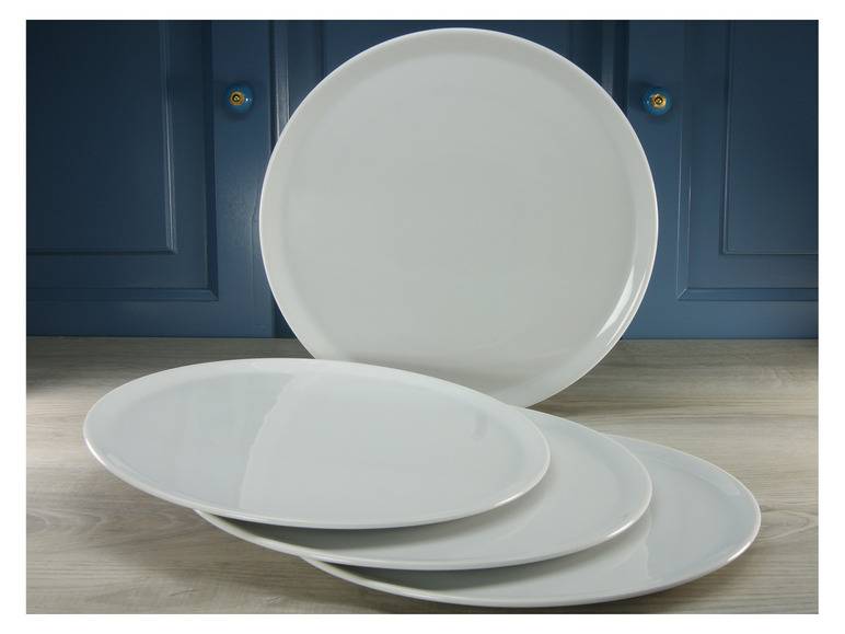 Creatable EUROPA weiss, Pizzateller 33cm, 4 teilig 50% Rabatt mit kostenlosem Versand