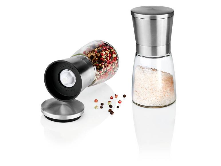 ERNESTO® Salz- und Pfeffermühle / Essig- und Öl-Spender, 2-teilig Weihnachtsangebot
